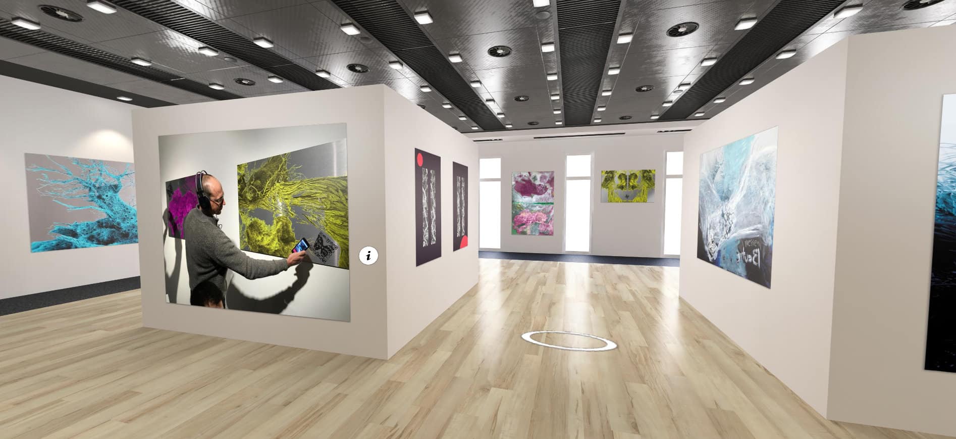 View Virtual exhibition tour Artworks Sabine Schäfer